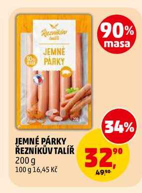 JEMNÉ PÁRKY ŘEZNÍKŮV TALÍŘ, 200 g 