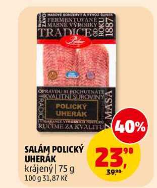 SALÁM POLICKÝ UHERÁK, 75 g 