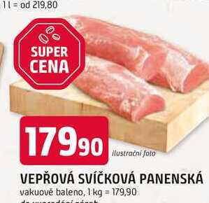 VEPŘOVÁ SVÍČKOVÁ PANENSKÁ vakuově baleno, 1 kg