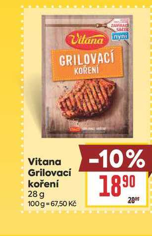 Vitana Grilovací koření 28 g