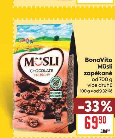 BonaVita Müsli zapékané od 700 g 