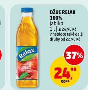 DŽUS RELAX 100% jablko, 1 l