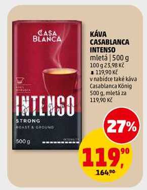 KÁVA CASABLANCA INTENSO, 500 g