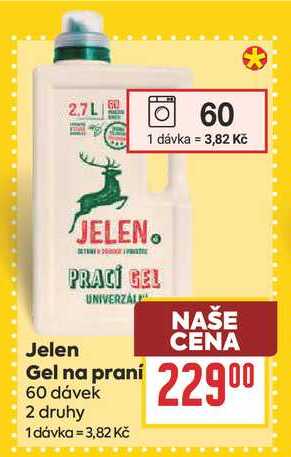 Jelen Gel na praní 60 dávek  