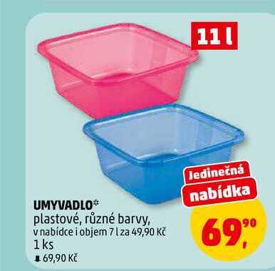 UMYVADLO, 1 ks