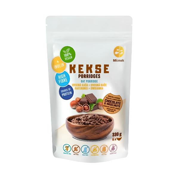 Kekse Ovesná kaše Čokoláda a lískové oříšky bez lepku