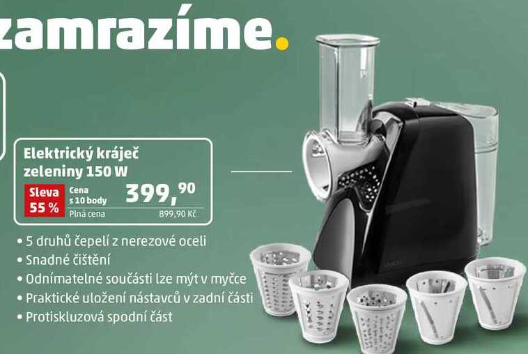 Elektrický kráječ zeleniny 150 W 