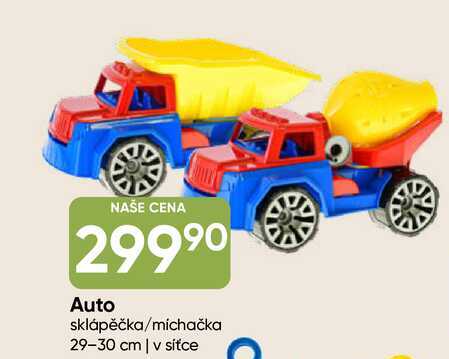 Auto sklápěčka/míchačka 29-30 cm Hruška