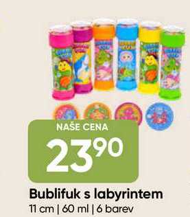 Bublifuk s labyrintem 11 cm 60ml