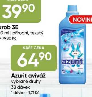 Azurit aviváž vybrané druhy 38 dávek Hruška