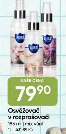 AURA Osvěžovač v rozprašovači 185 ml Hruška