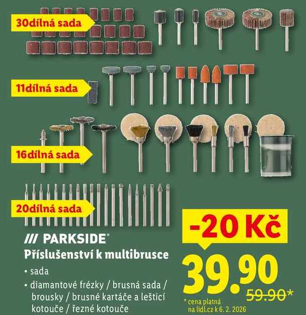 Příslušenství k multibrusce 