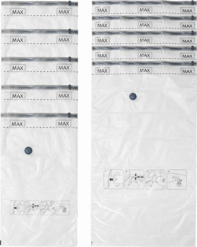 LIV&BO Sada vakuových pytlů 10dílná