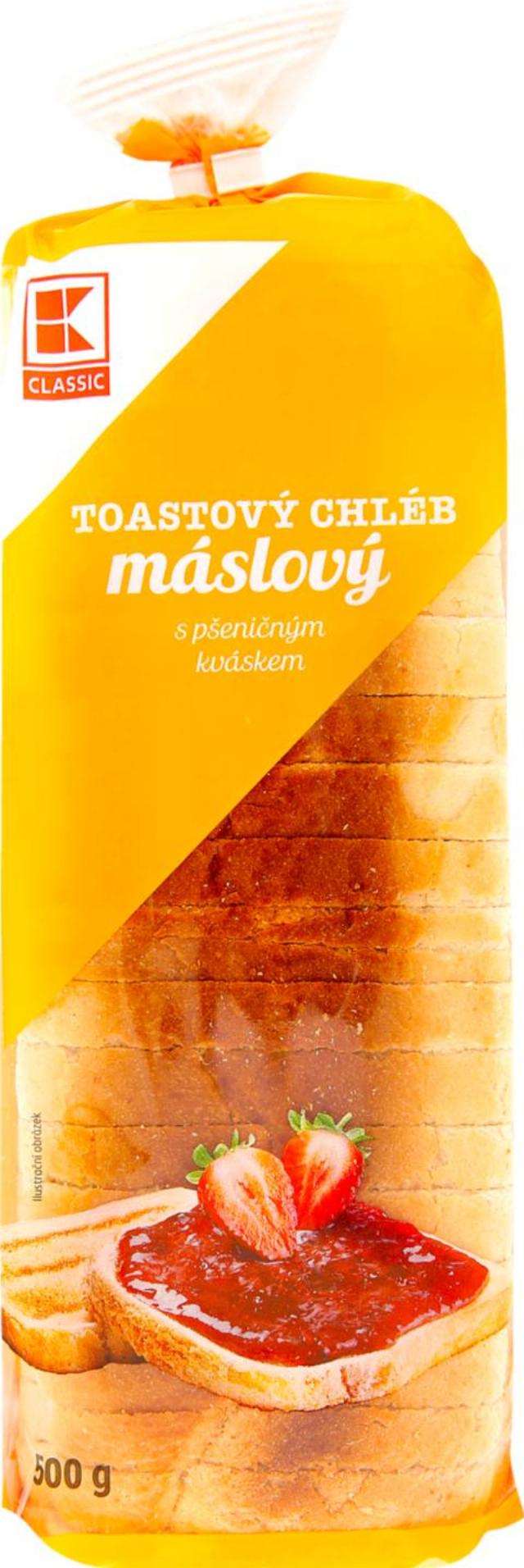K-Classic Toustový chléb máslový