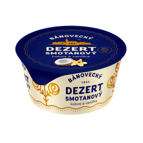 Milsy Bánovecký smetanový dezert Kokos + vanilka
