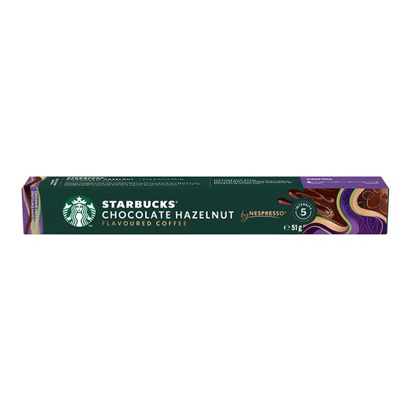 Starbucks® Chocolate Hazelnut by NESPRESSO® Blonde Roast kávové kapsle, 10 kapslí