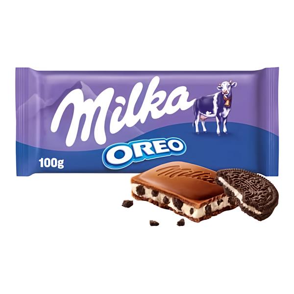 Milka čokoláda mléčná s kousky kakaových sušenek