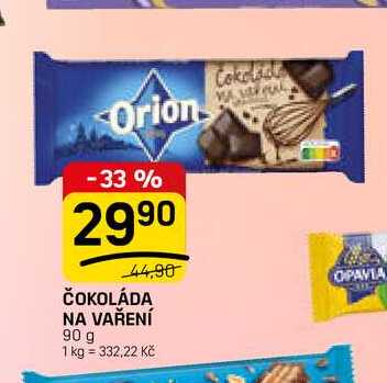 ČOKOLÁDA NA VAŘENÍ 90 g