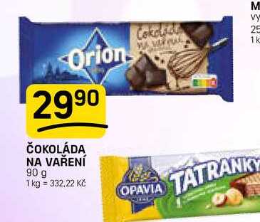 ČOKOLÁDA NA VAŘENÍ 90 g
