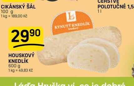 HOUSKOVÝ KNEDLÍK 600 g