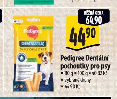   Pedigree Dentální pochoutky pro psy 110 g 