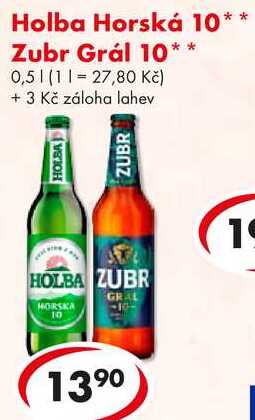 Zubr Grál 10, 0,5 l