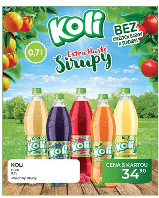 KOLI sirup 0.7L