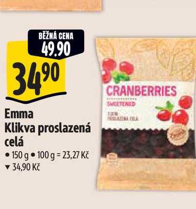   Emma Klikva proslazená celá 150 g 