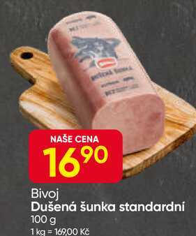Bivoj Dušená šunka standardní 100 g 