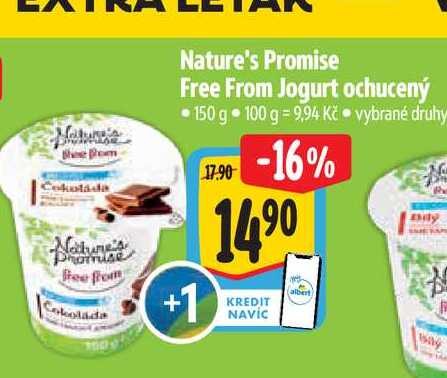 Nature's Promise Free From Jogurt ochucený 150 g