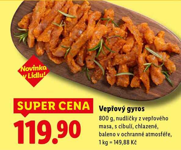 Vepřový gyros, 800 g