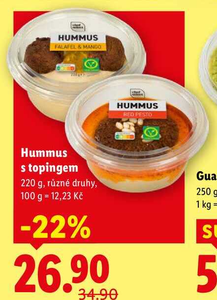 Hummus s topingem, 220 g