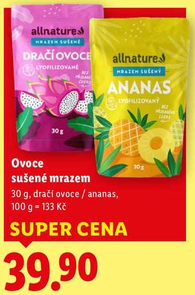 Ovoce sušené mrazem, 30 g