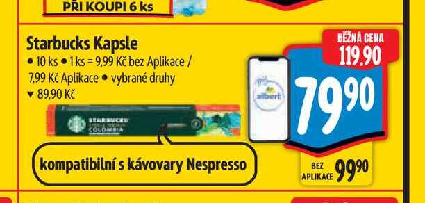  Starbucks Kapsle 10 ks 