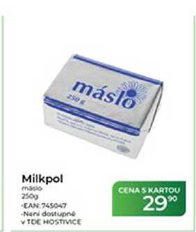 Milkpol máslo 250 g v akci