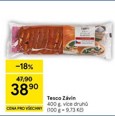 Tesco Závin, 400 g