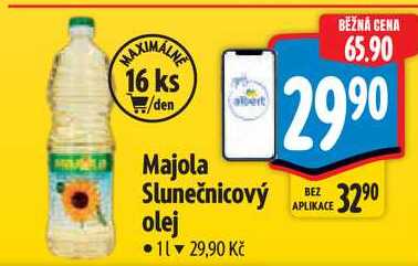 Majola Slunečnicový olej, 1 l