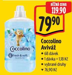 Coccolino Aviváž, 68 dávek 