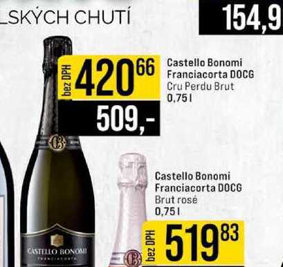 Castello Bonomi Franciacorta DOCG Brut rosé 0,75l