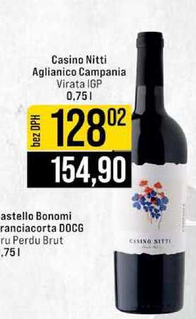Casino Nitti Aglianico Campania Virata IGP 0,75l