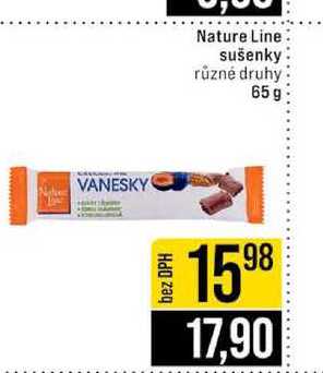 Nature Line sušenky různé druhy 65 g 
