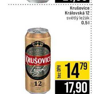 Krušovice Královská 12 světlý ležák 0,5l