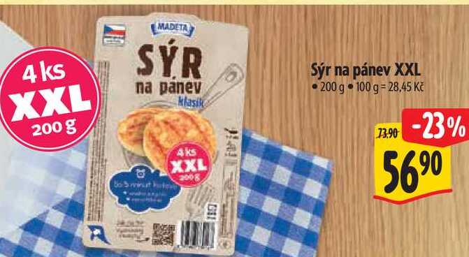 Sýr na pánev XXL, 200 g 