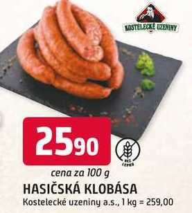 HASIČSKÁ KLOBÁSA 100g