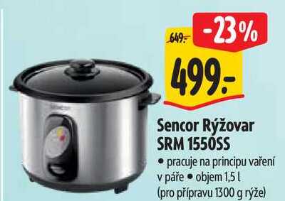 Sencor Rýžovar SRM 1550SS 