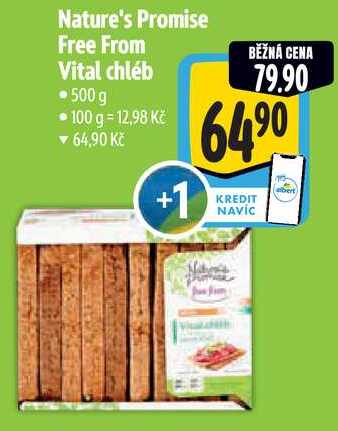 Nature's Promise Free From Vital chléb, 500 g