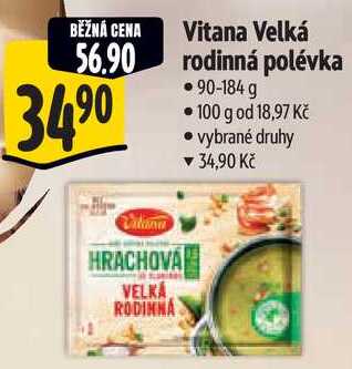 Velká rodinná polévka, 90-184 g