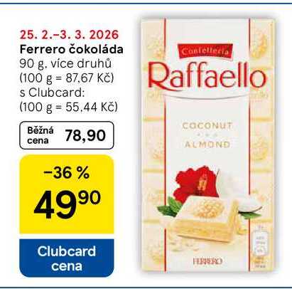 Ferrero čokoláda, 90 g