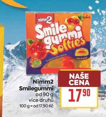 Nimm2 Smilegummi od 90 g