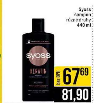 Syoss šampon různé druhy 440 ml